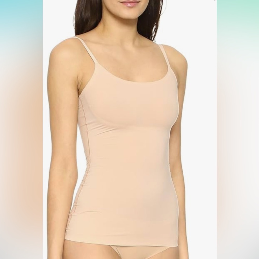 SPANX Invisible Shaping Convertible Cami BLACK MEDIUM Shapewear Smoothing